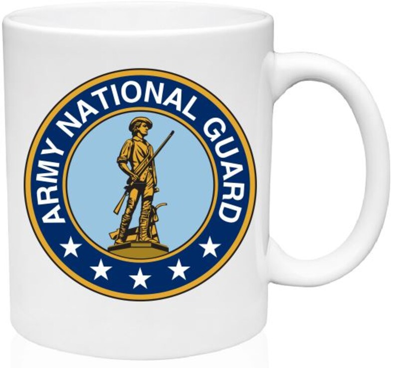 MG06 US Army National Guard Military Coffee Mug